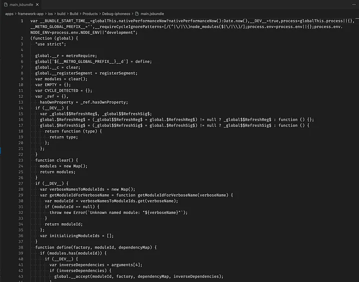 main.jsbundle as plain text
